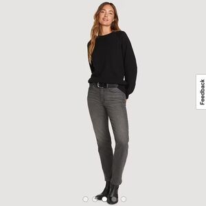 Eddie Bauer Women's authentic Voyager High-Rise Jeans - Gray